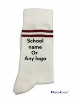 School Name socks
